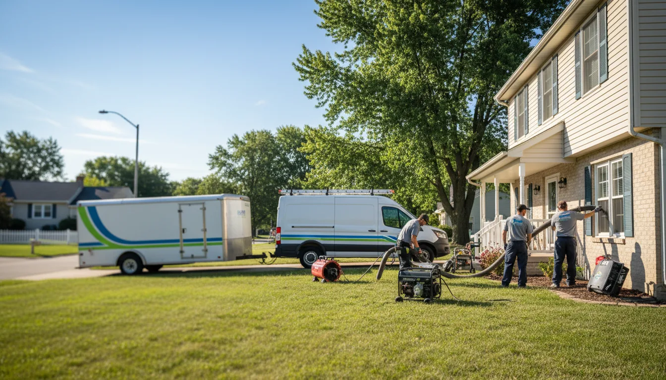 Flooded Basement Restoration And Cleanup With Repair in Eustis, NE near me